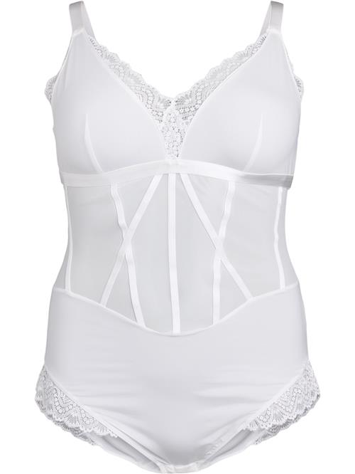 Devoted by Zizzi Body 'Lsara'  hvid