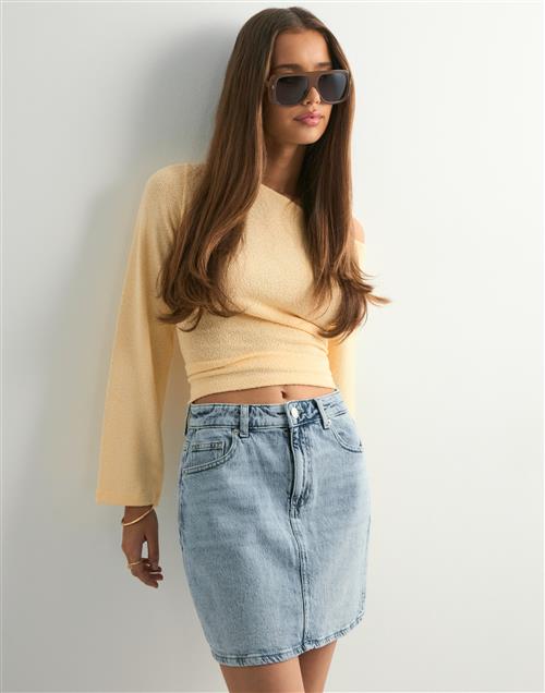 Vero Moda - Blå - Vmtessa Hr Short Dnm Skirt Mix Ga N