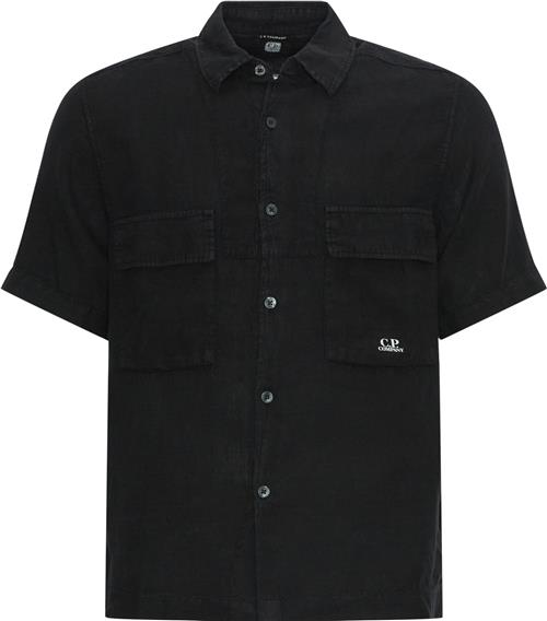 C.P. Company Linen Pocket Short Sleeve Shirt