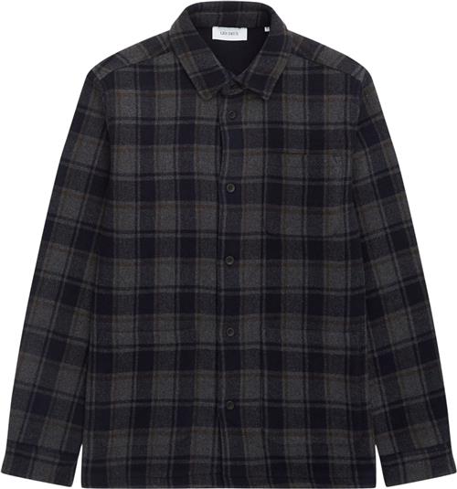 LES DEUX Jason Check Wool Overshirt