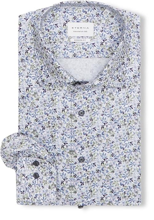 Eterna Flower Printed Skjorte