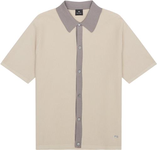PS by Paul Smith Knitted Contrast Skjorte