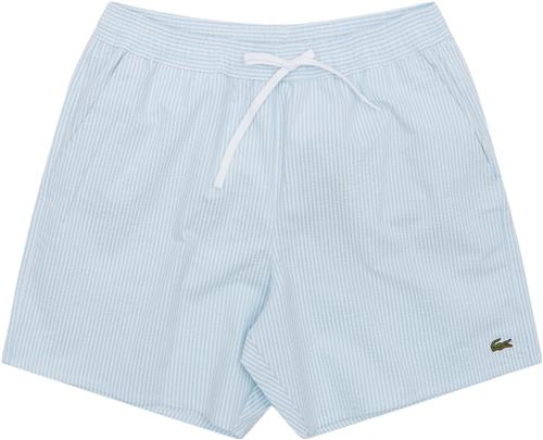 Lacoste Striped Seersucker Swim Shorts