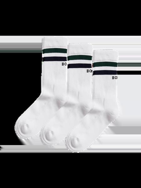 Björn Borg Core Crew Socks 3-pack Hvid, 41-45