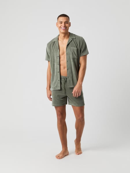 Björn Borg Borg Toweling Pool Shorts Grøn, XXL