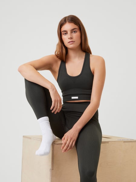 Björn Borg Studio Low Seamless Bra Grøn, SM