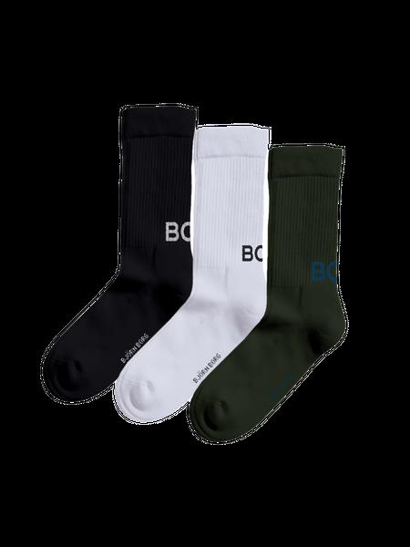 Björn Borg Core Crew Polyamide Socks 3-pack Multi, 41-45