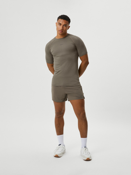 Björn Borg Borg Running Perforated 5' Shorts Brun, XXL