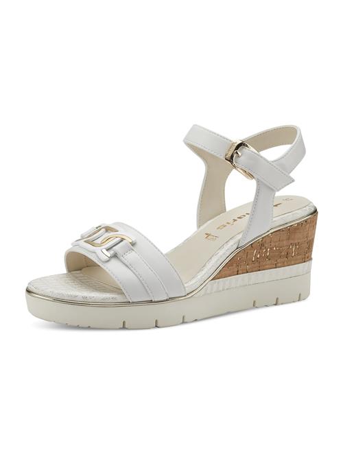 Tamaris Sandaler med rem  guld / hvid
