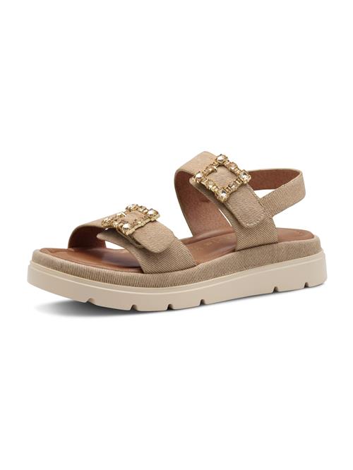 Tamaris Sandaler  lysebrun / guld