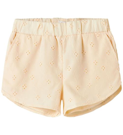 Name It Name it Shorts - NkfVioleta - Buttercream m. Broderi Anglaise