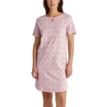 Calida Sweet Dreams Nightdress Rosa Mønster  bomuld Large Dame