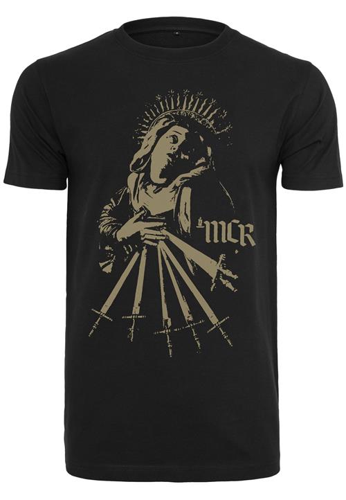 Merchcode Shirts 'My Chemical Romance Gold Lady'  guld / sort