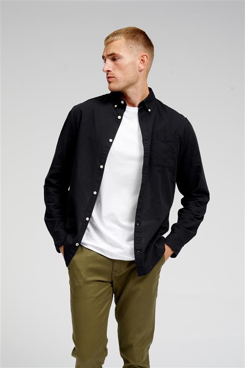 Originale Performance Oxford Skjorte - Sort - Herre - L - TeeShoppen