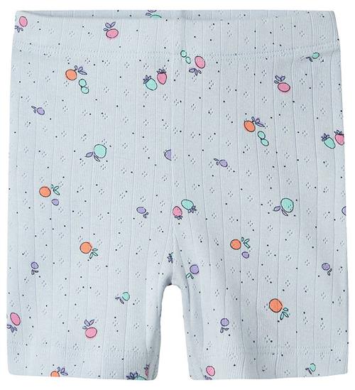 Name It Cykelshorts - NmfHamanda - Xenon Blue m. Hulmønster