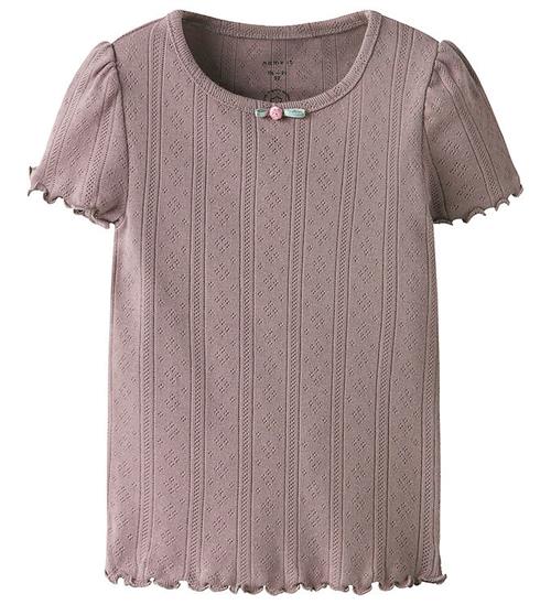 Name It T-shirt - NmfJsilke - Purple Dove m. HulmÃ¸nster