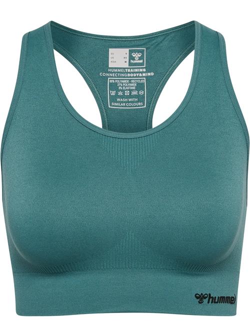 Hummel Sports-BH 'TIF SEAMLESS'  røgblå