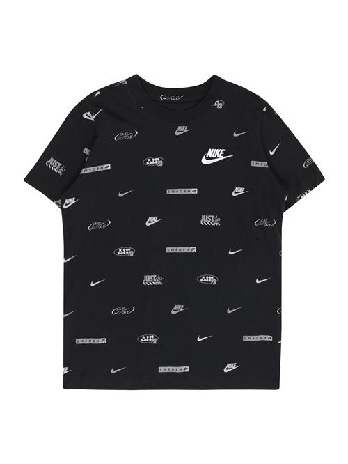 Nike Sportswear Shirts  grå / sort / hvid