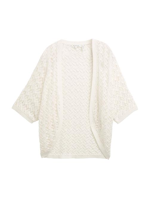 TOM TAILOR Cardigan  uldhvid