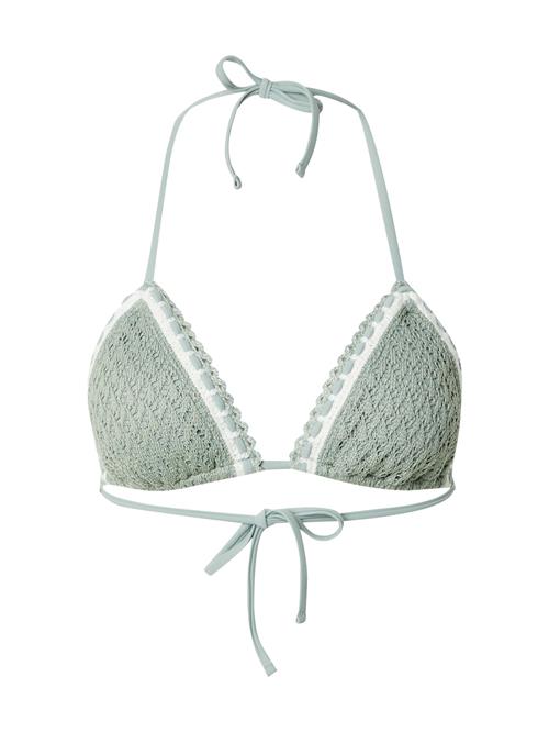 HOLLISTER Bikinioverdel  lysegrøn / hvid