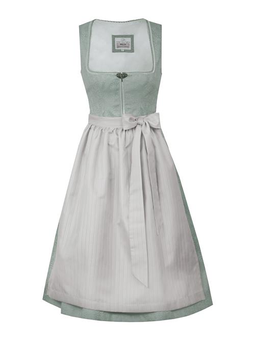 MARJO Dirndl 'Schollbrunn'  pastelgrøn / hvid