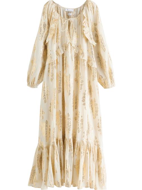 Next Kjole  lysebeige / guld
