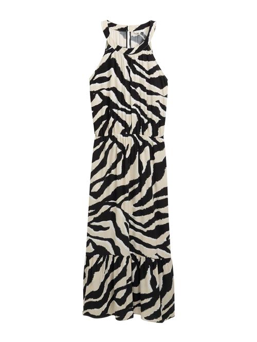 TOM TAILOR Sommerkjole  beige / sort / hvid