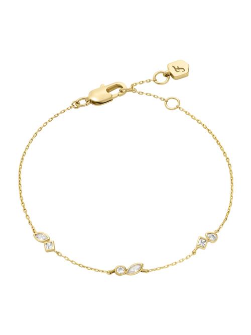 FOSSIL Armbånd 'ELLIS'  guld / transparent
