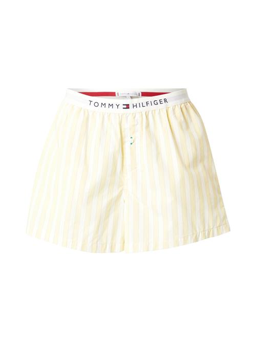 Tommy Hilfiger Underwear Pyjamasbukser  gul / hvid