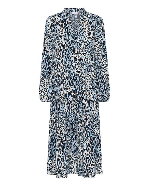SAINT TROPEZ Blusekjole 'EdaSZ'  aqua / lyseblå / sort / offwhite