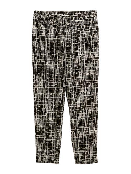 TOM TAILOR Bukser  beige / sort