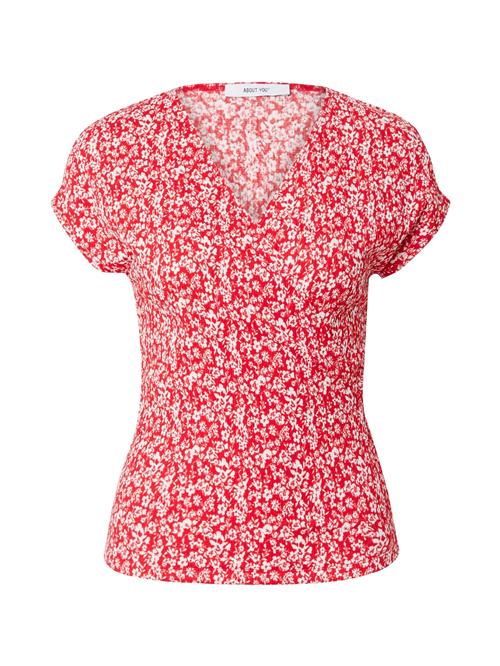 Se ABOUT YOU Shirts 'Isabella'  rød / hvid ved About You