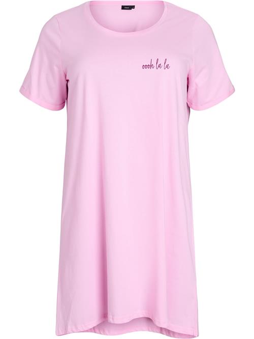Zizzi Natskjorte 'Mally'  lilla / blomme
