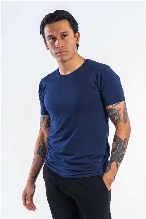 Performance T-shirt - Navy - Herre - L - TeeShoppen