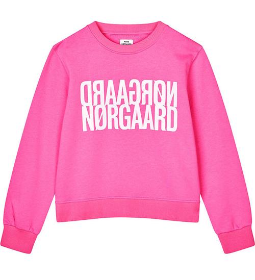 Mads Nørgaard Sweatshirt - Talinka - Knockout Pink m. Logo