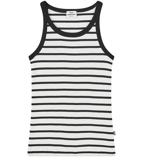 Mads Nørgaard Tanktop - Rib - Carinila - Vanilla Ice/Sort