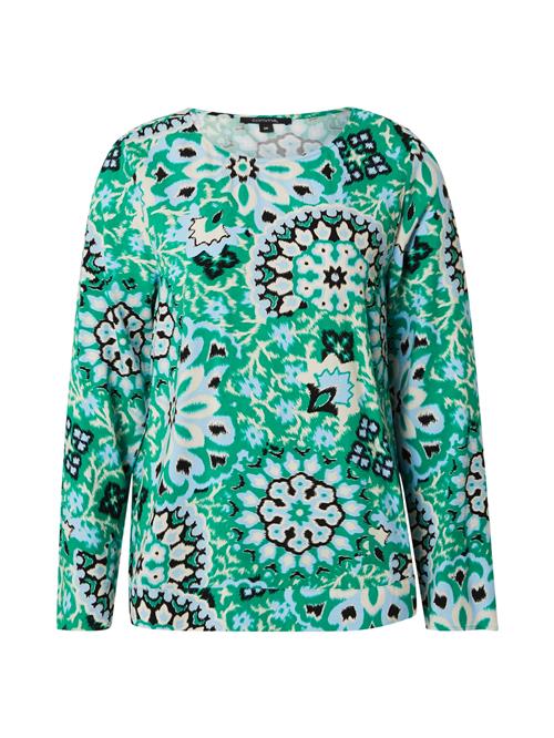 Se COMMA Bluse  lysebeige / lyseblå / grøn / sort ved About You