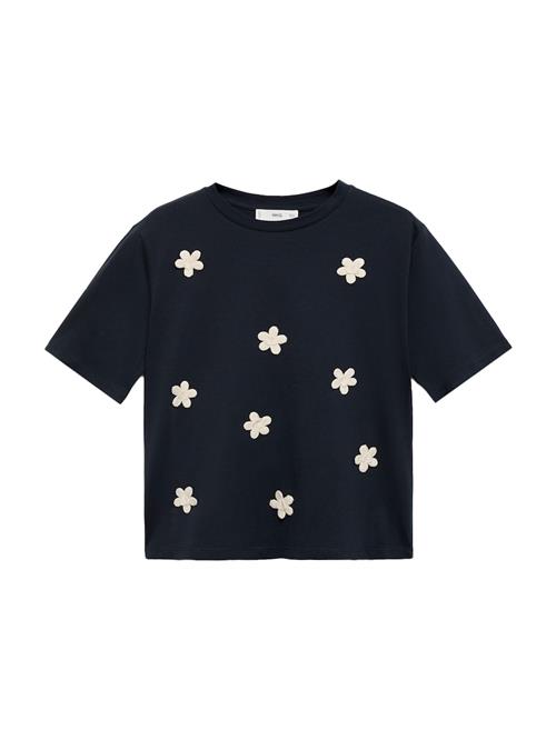 MANGO Shirts 'FLORA'  creme / navy