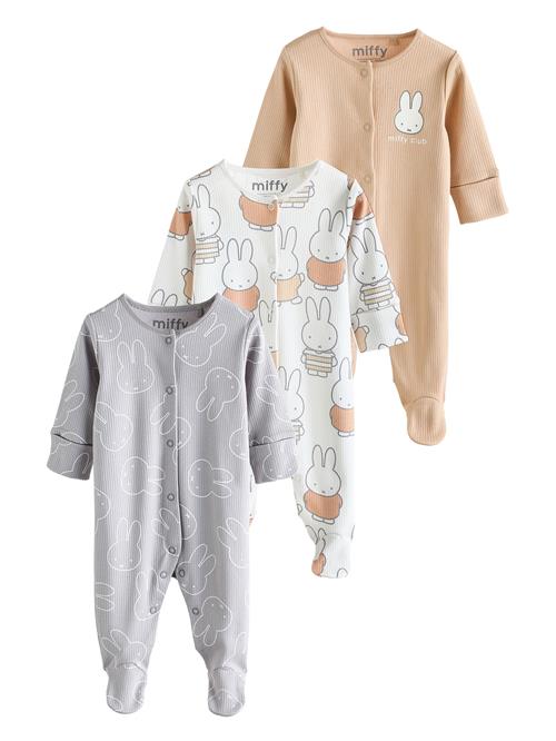 Next Nattøj  beige / lysegrå / orange / hvid