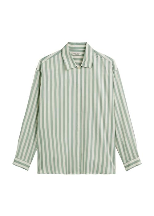 Marc O'Polo Bluse  pastelgrøn / offwhite