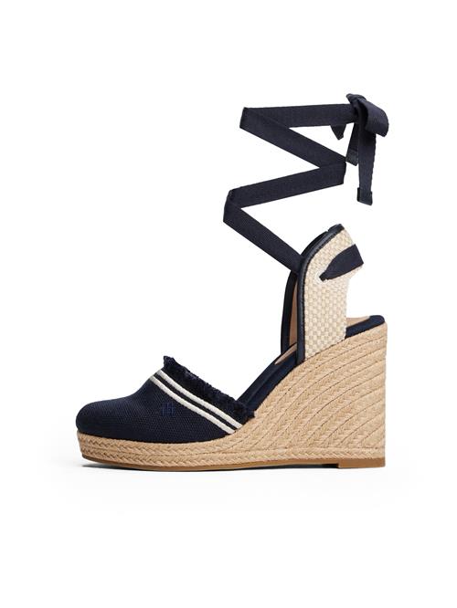 TOMMY HILFIGER Sandaler  lysebeige / marin / hvid