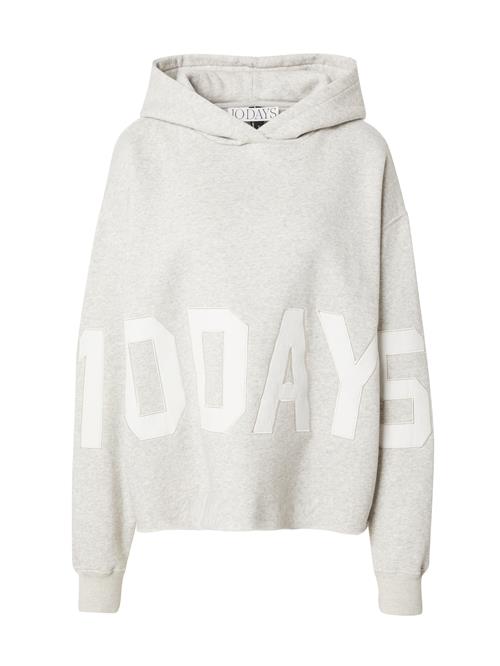 10Days Sweatshirt  grå-meleret / hvid