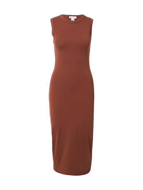 Calvin Klein Jeans Kjole 'SL CTN CNTR 1X1 RB S'  cappuccino