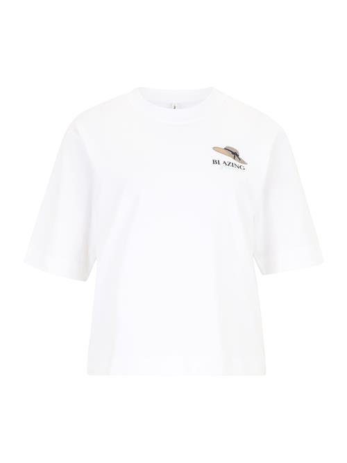 Only Tall Shirts 'ONLVITA'  beige / sort / hvid