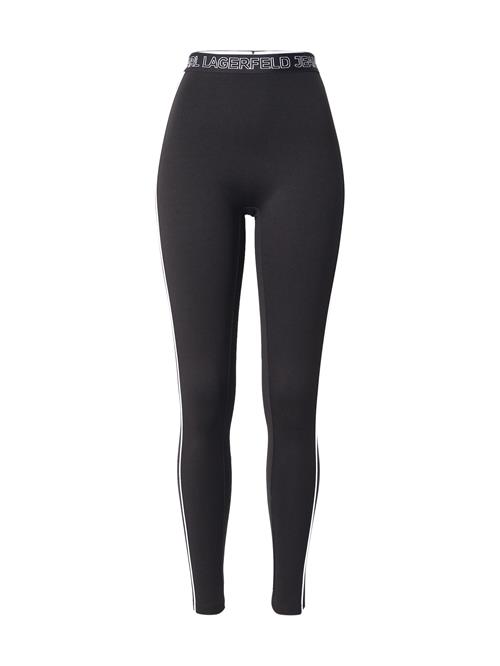 KARL LAGERFELD JEANS Leggings  sort / hvid