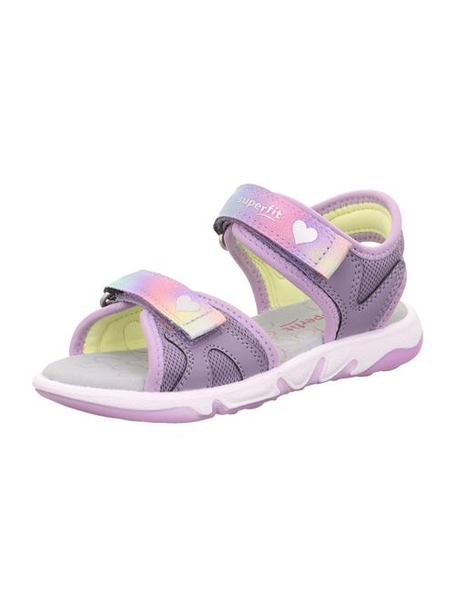 SUPERFIT Sandaler 'Pebbles'  gul / lilla / lyserød / sølv