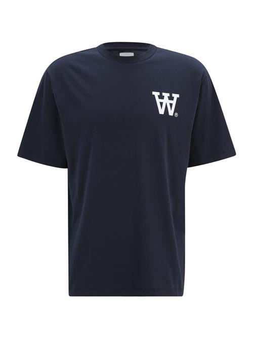 WOOD WOOD Bluser & t-shirts 'Asa Not To Be Trusted'  natblå / hvid