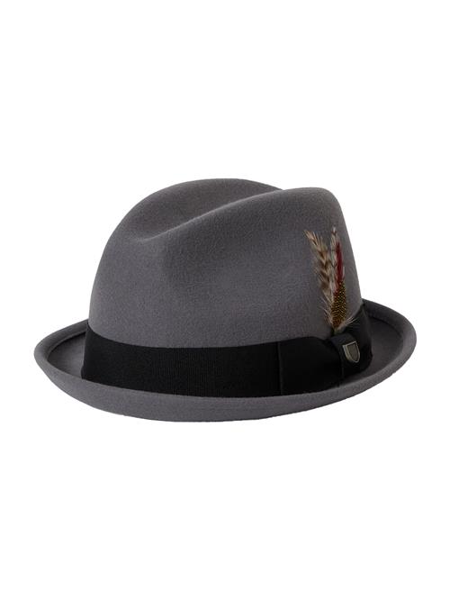 Brixton Dirndl-hat 'GAIN FEDORA'  grafit / sort