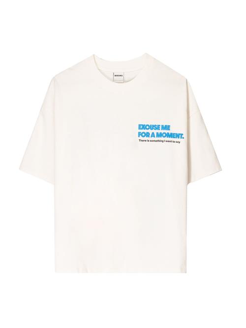 Bershka Shirts  himmelblå / gul / sort / offwhite