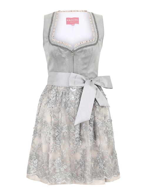 Krüger Madl Dirndl  beige / grå / lysegrå
